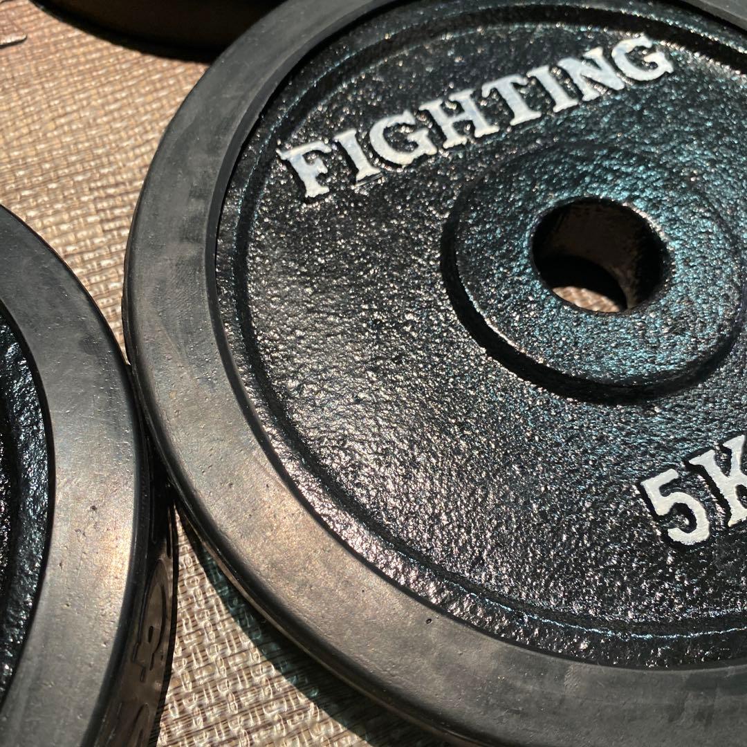 承*金様 26 FIGHTING ROAD ダンベル　プレート　5kg ４枚セッ
