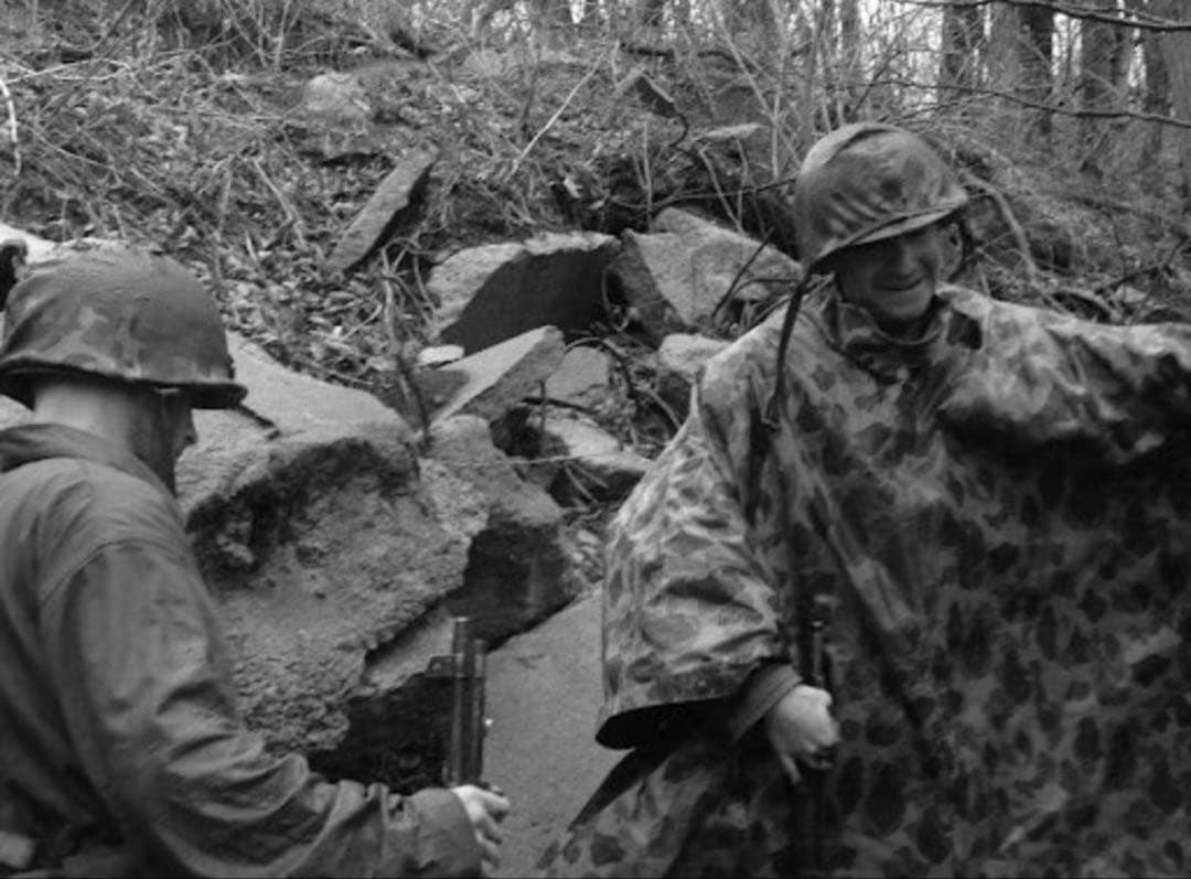 第二次世界大戦 米軍 ダックハンターカモ ポンチョ リバーシブル