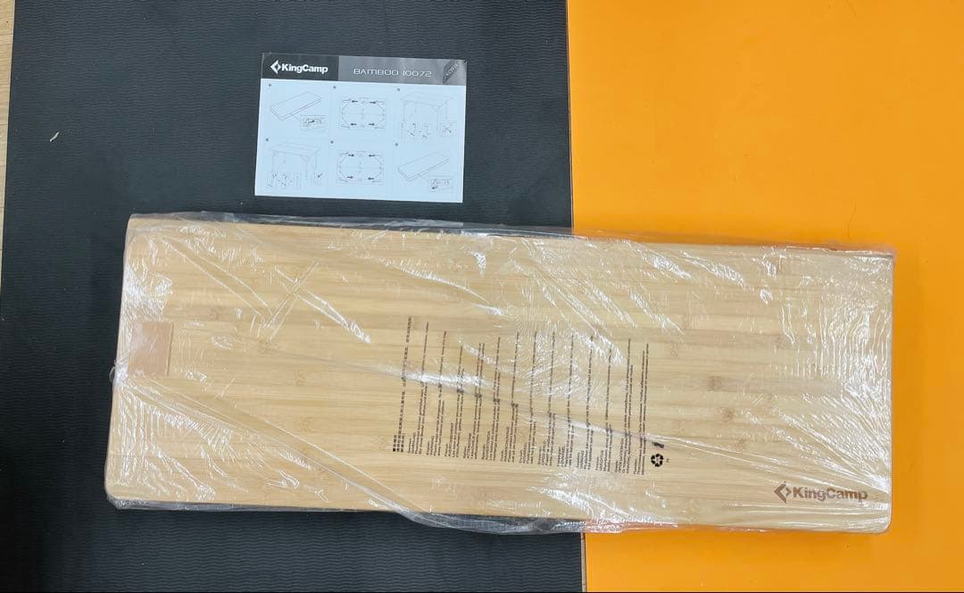KingCamp 軽量 安定 折りたたみ キャンプテーブル 竹製 アウトドア