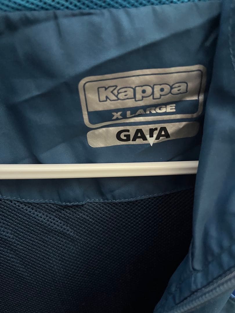 【美品】SSCナポリ ウインドブレーカー XL スポンサーロゴ付 Kappa