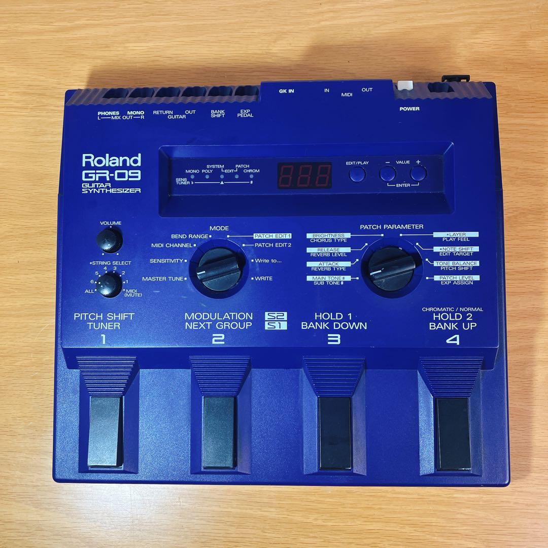 Roland GR-09 ギターシンセサイザー 動作未確認 フットペダル