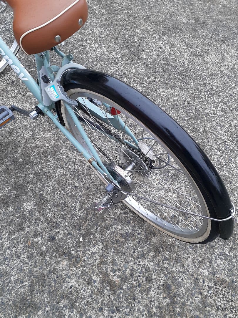 24インチ6段変速式自転車ジュニア美品青森手渡し限定