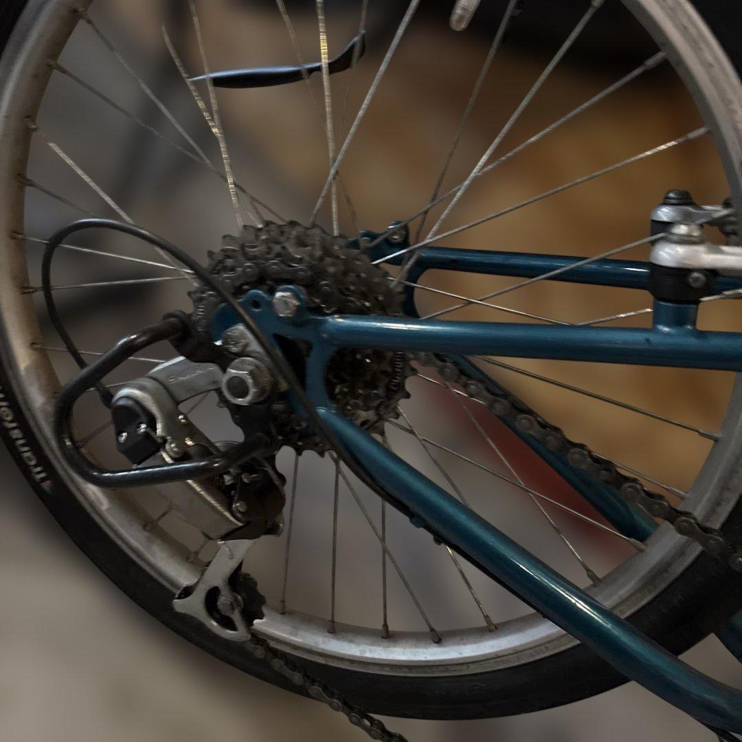 パナソニック　クランクスギノ　折りたたみ自転車　レトロ　 ビンテージ