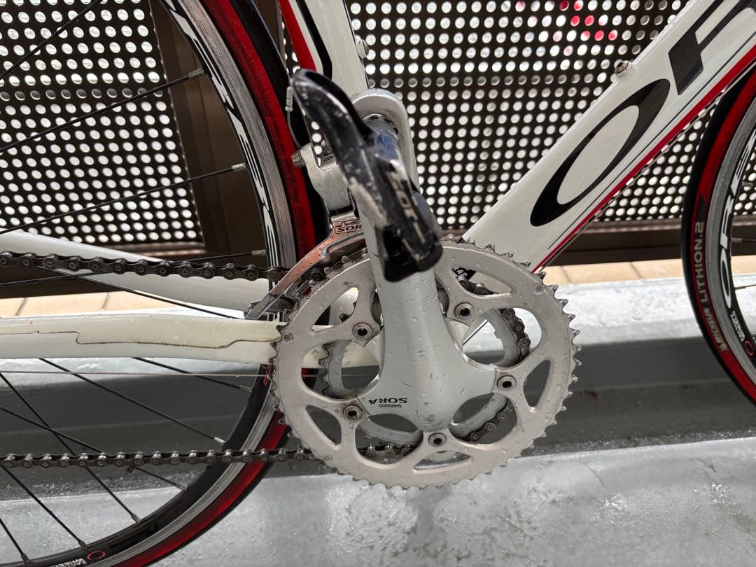 【Safari】ORBEA ロードバイク ホワイト/レッド 700C