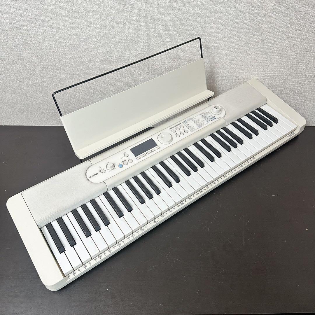 CASIO 光ナビゲーション LK-520 譜面台・ACアダプター付属 2021