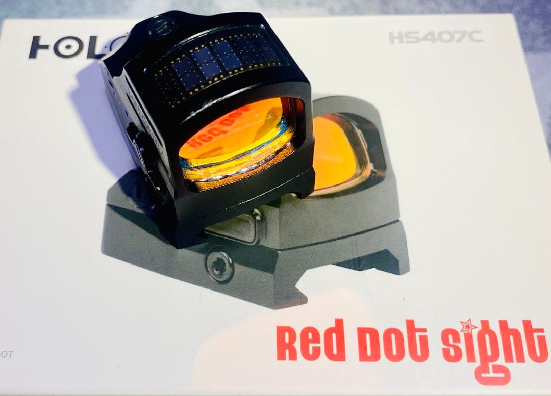 【実物】ホロサン　HOLOSUN ダットサイト　HS 407C V2
