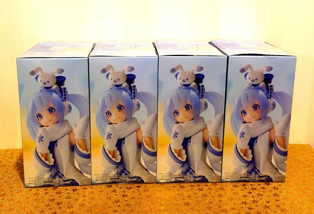 雪ミク スカイタウン 10th バージョン ヌードルストッパー フィギュア 4体