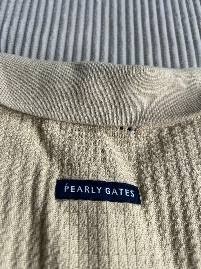PEARLY GATES フレアポロシャツ ベージュ