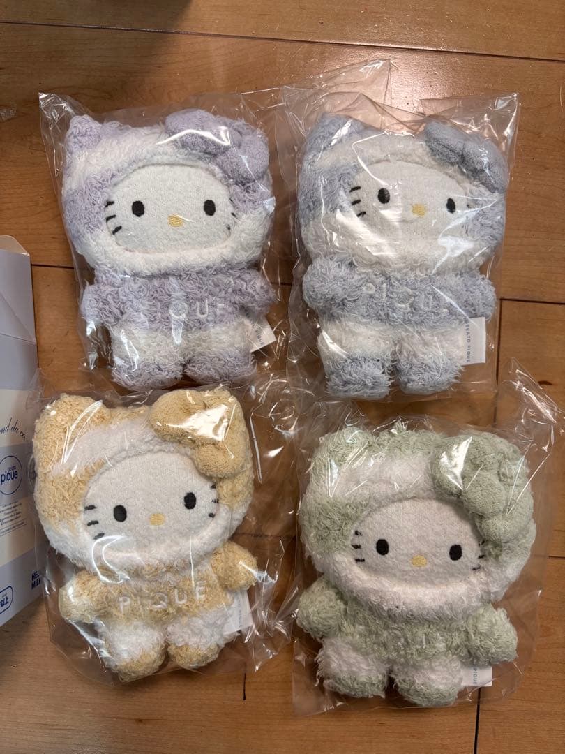 【サンリオハウス限定】ジェラピケ　コラボ　ハローキティ　ぬいぐるみ　4種類