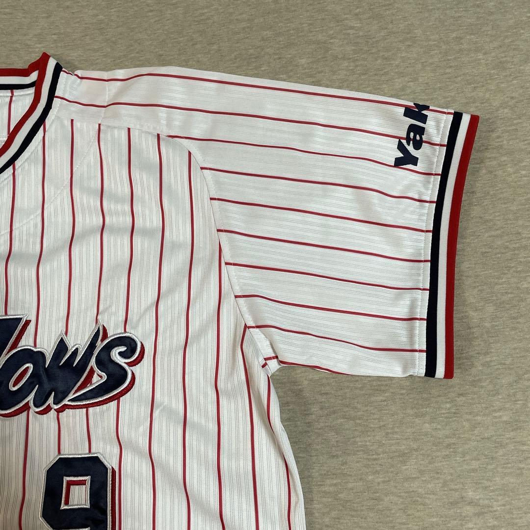 東京ヤクルトスワローズ レプリカユニフォーム 塩見 泰隆 9番ストライプＬホーム
