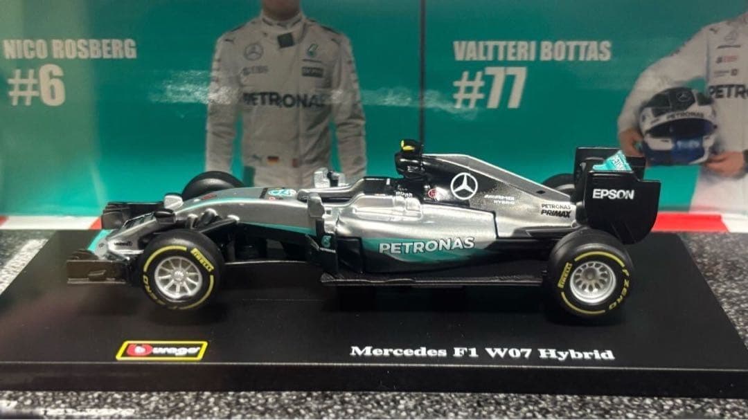 burago Mercedes AMG Petronas F1 6台セット