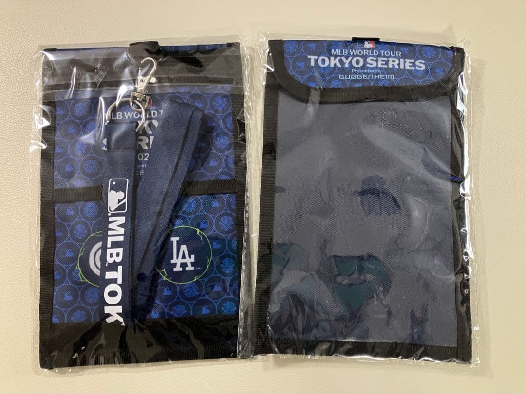 MLB 東京シリーズ 2025 開幕戦チケットホルダー2個セットおまけ付き
