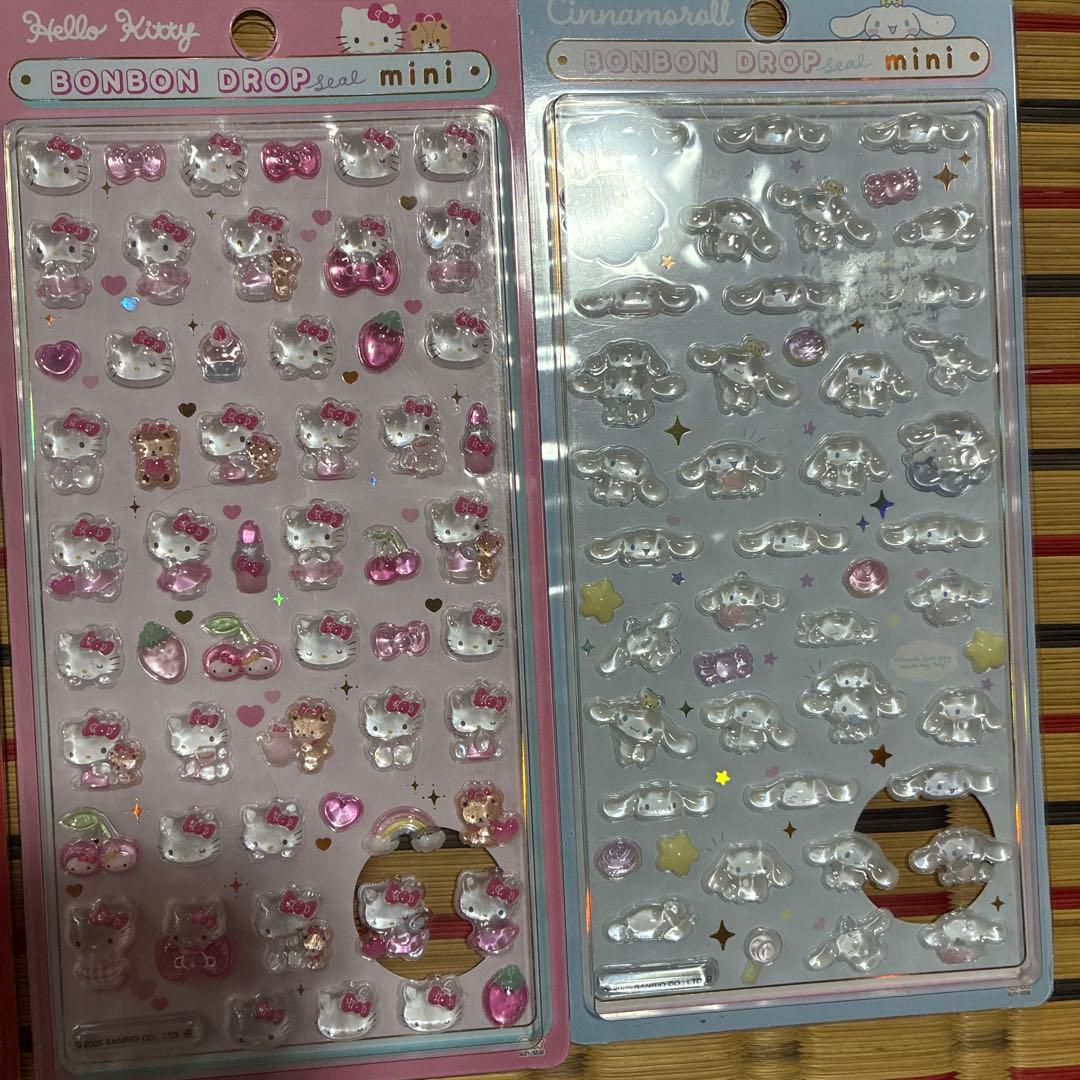 正規品　サンリオ　ボンボンドロップシールミニ　キティちゃん　マイメロ　匿名配送