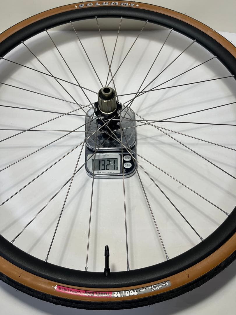 700C DISCブレーキ 28Hリム チタンスポーク 手組ホイールセット