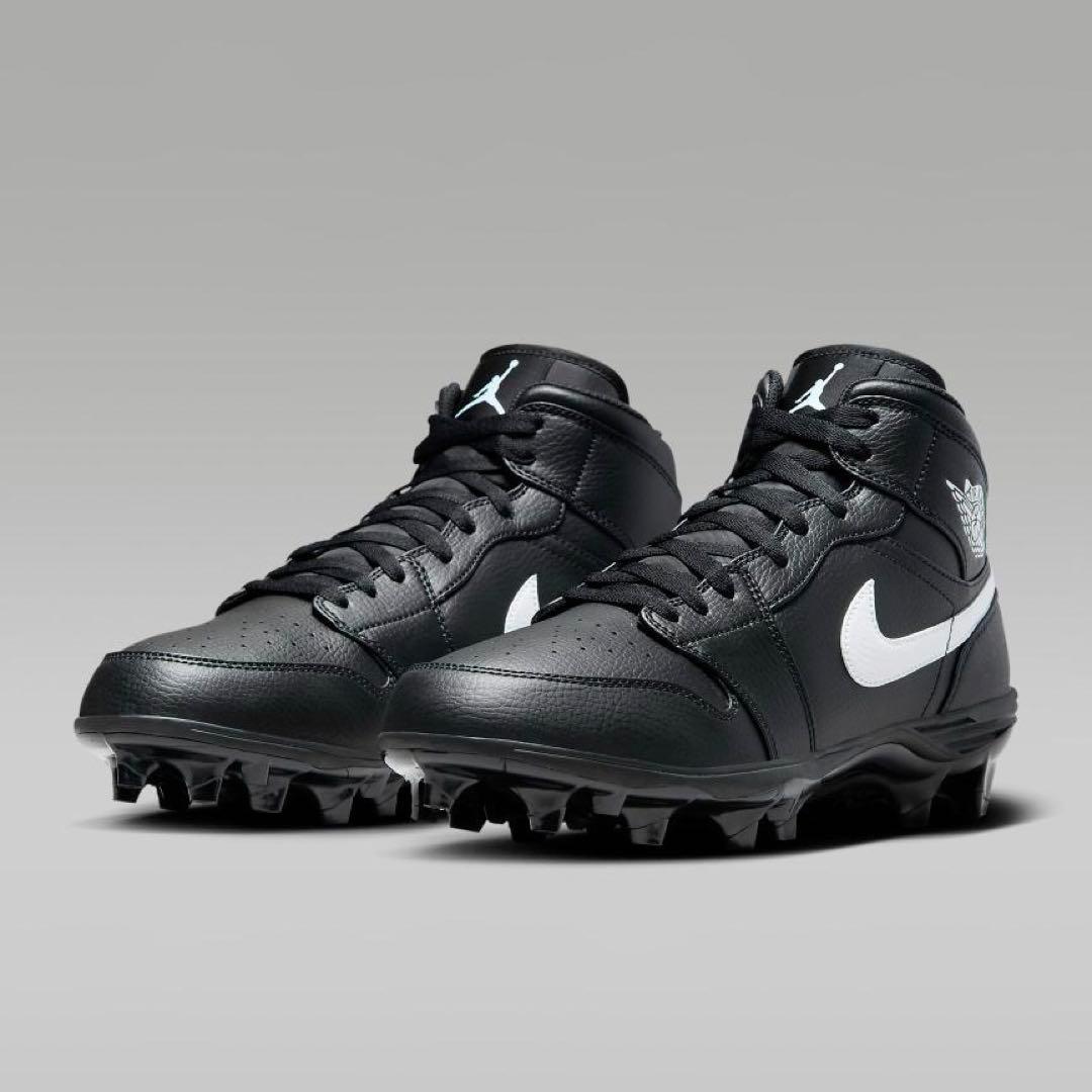 Jordan 1 Mid TD Black　アメフト スパイク 27.0cm　D