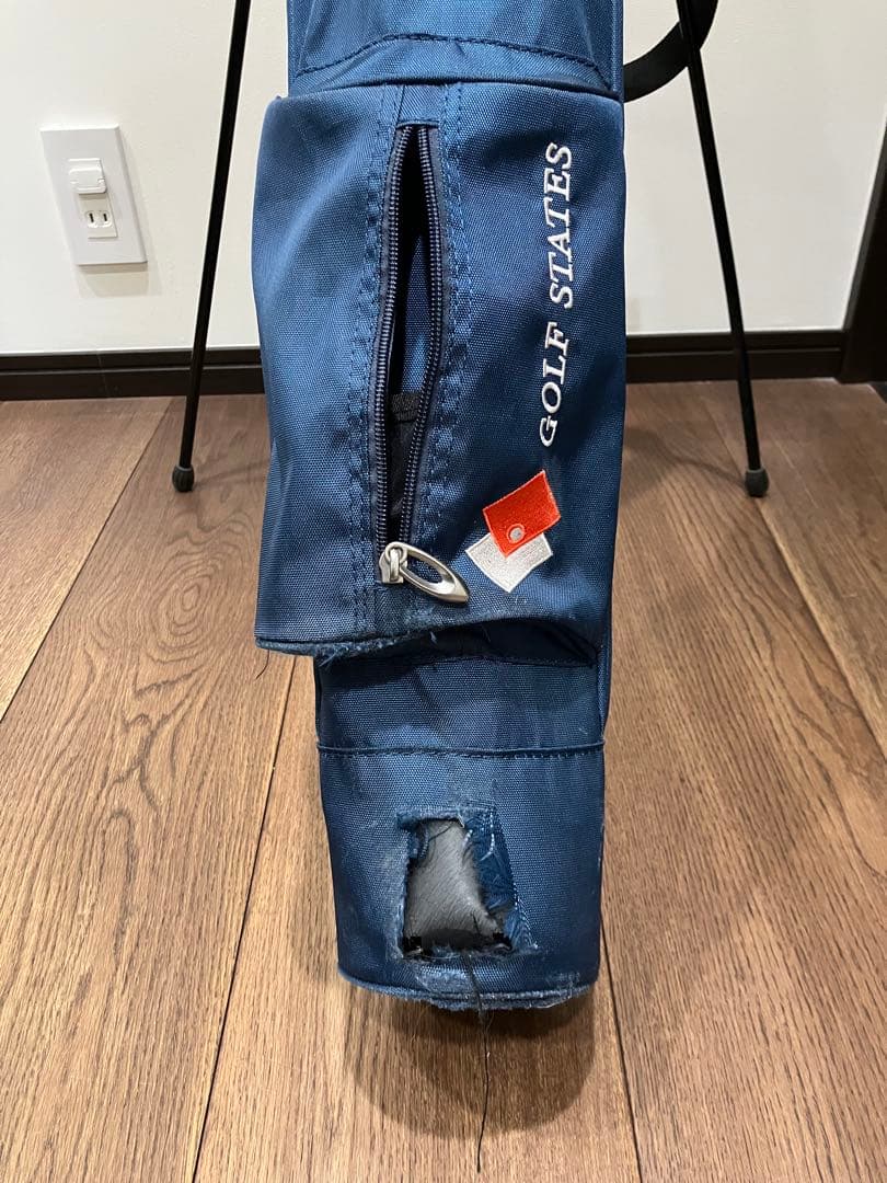 ゴルフスタンドバックとスイング練習器具2本のセット