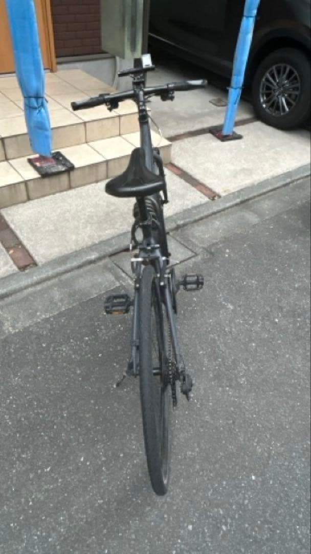 クロスバイク 黒 軽量フレーム
