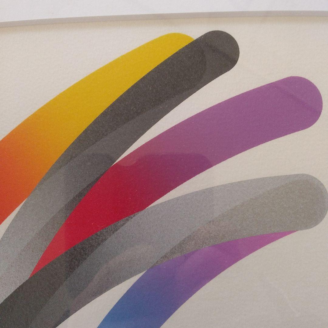 原健のリトグラフ「Strokes85-10」です