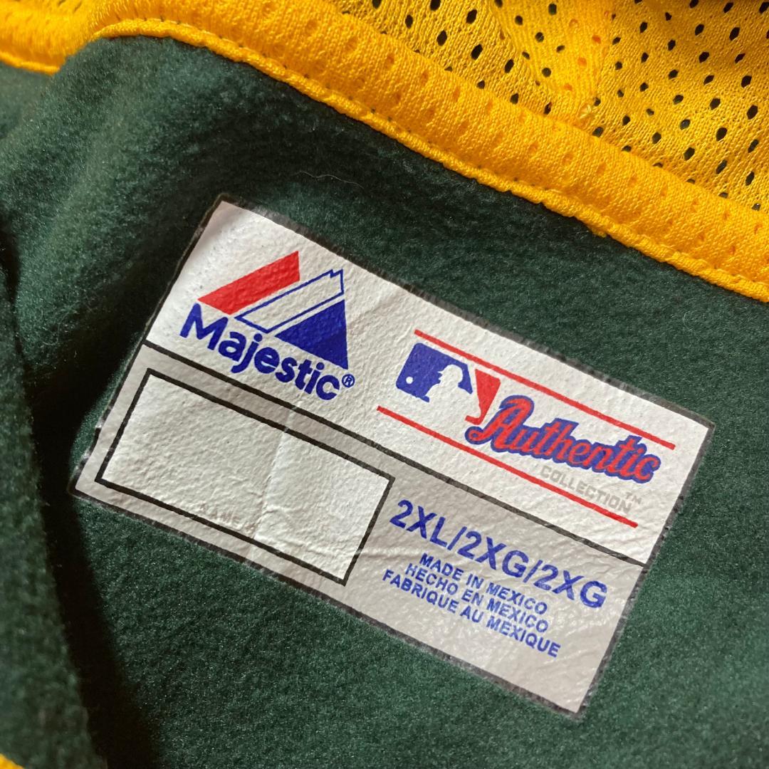アスレチックス MLB　パーカー　2XL　Majestic　野球　メジャーリーグ