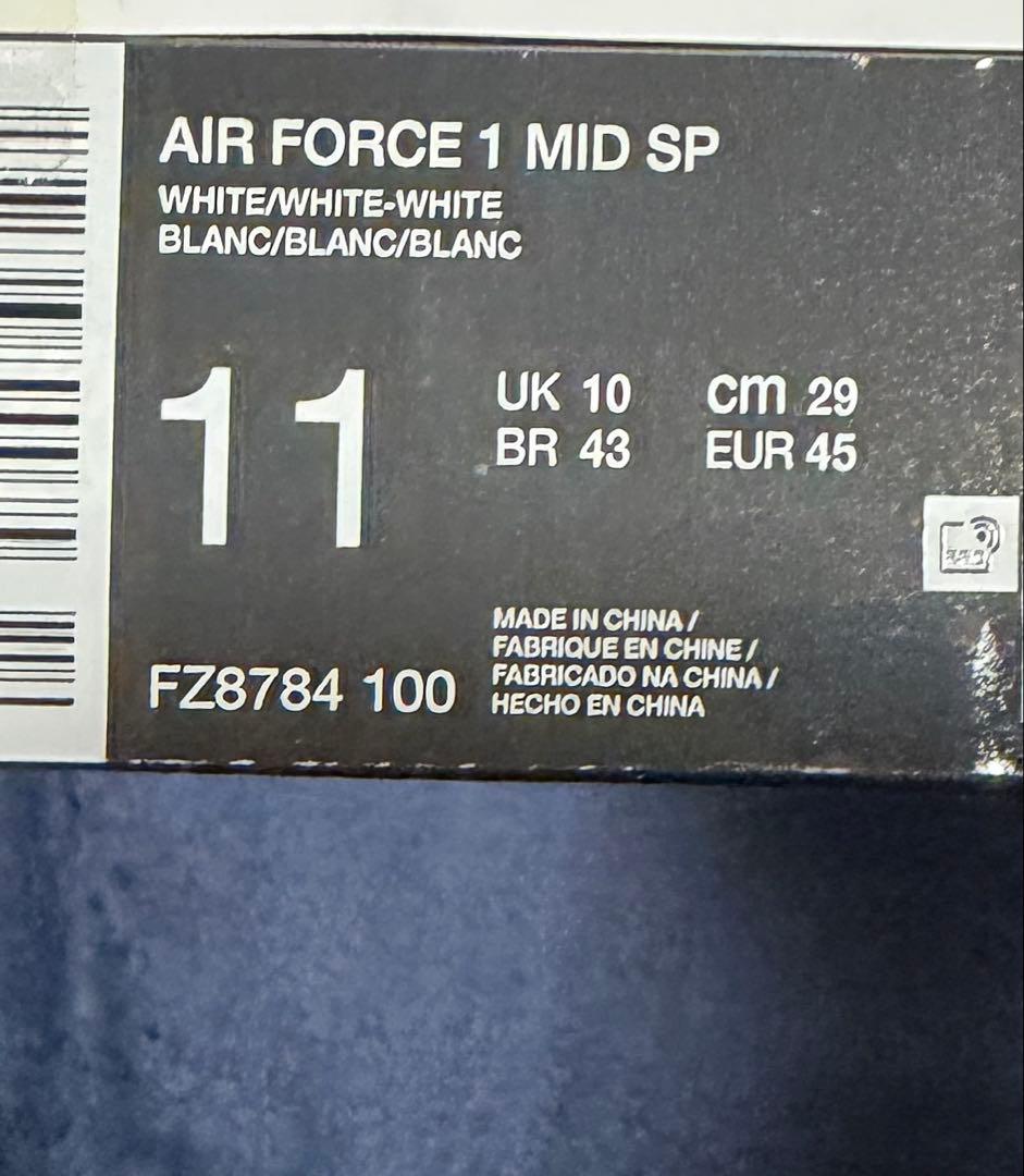シューズ(男性用) supreme AIR FORCE 1 MID SP 29cm