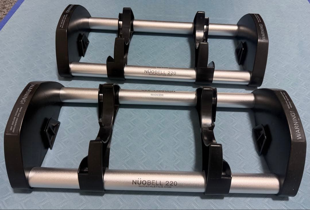 ①NUO FLEXBELL 220可変式ダンベル2kg刻み 最大20kg
