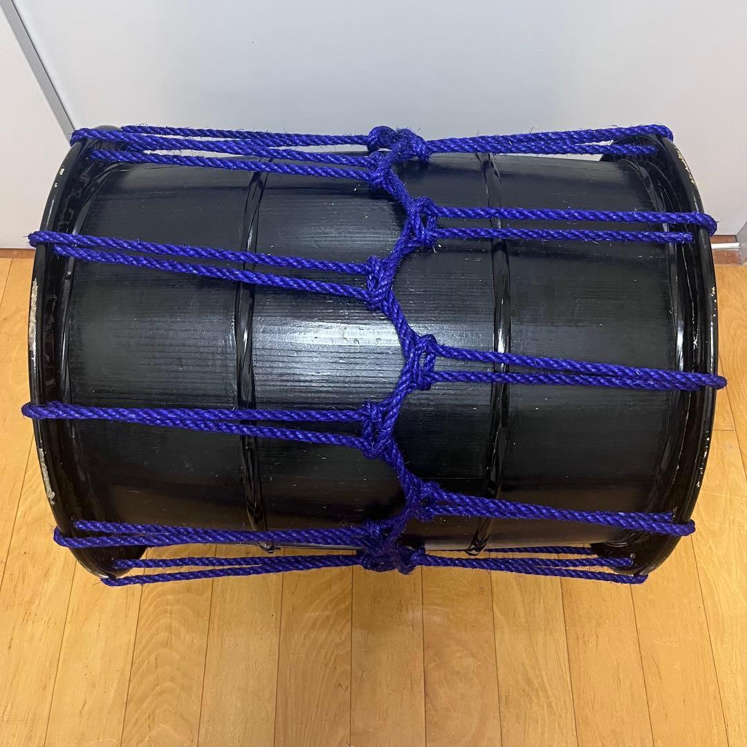 1尺6寸　桶胴太鼓　担ぎ桶　馬皮