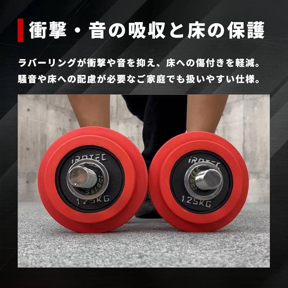 IROTECアイロテックラバープレート 穴径29mm レギュラータイプ/ダンベル