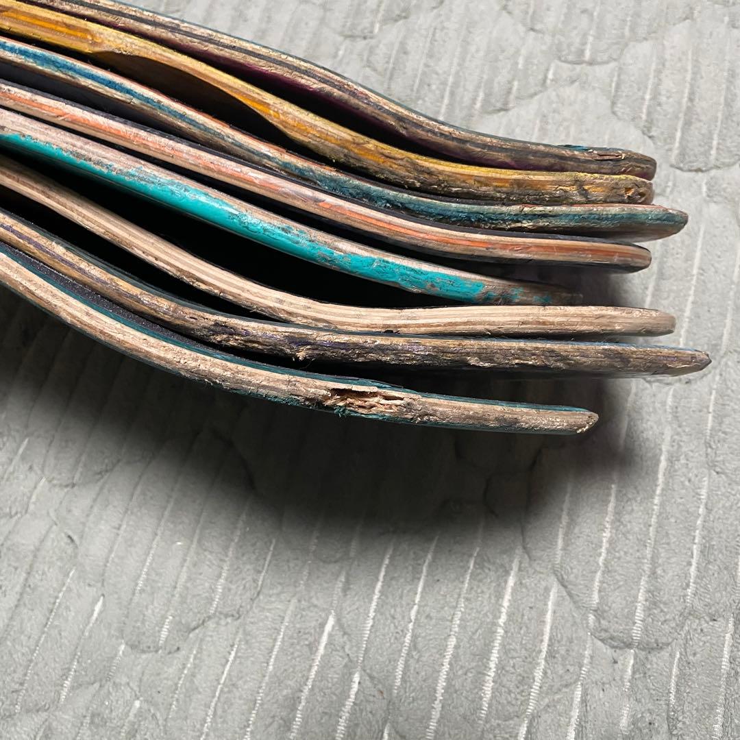廃デッキ　希少　オールドシェイプ　スケボーデッキ　DIY まとめ売り　7枚