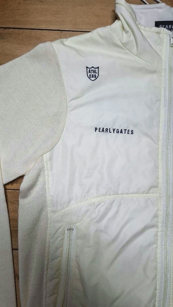 PEARLY GATES　パーリーゲイツ　ニットジャンバー　オフホワイト