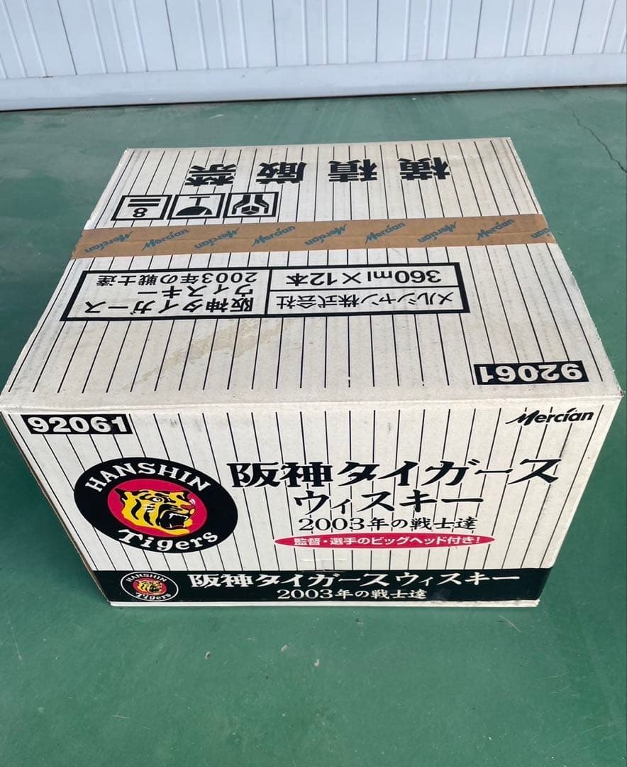 新品未開封 阪神タイガース ウイスキー 2003年の戦士達 360×12本