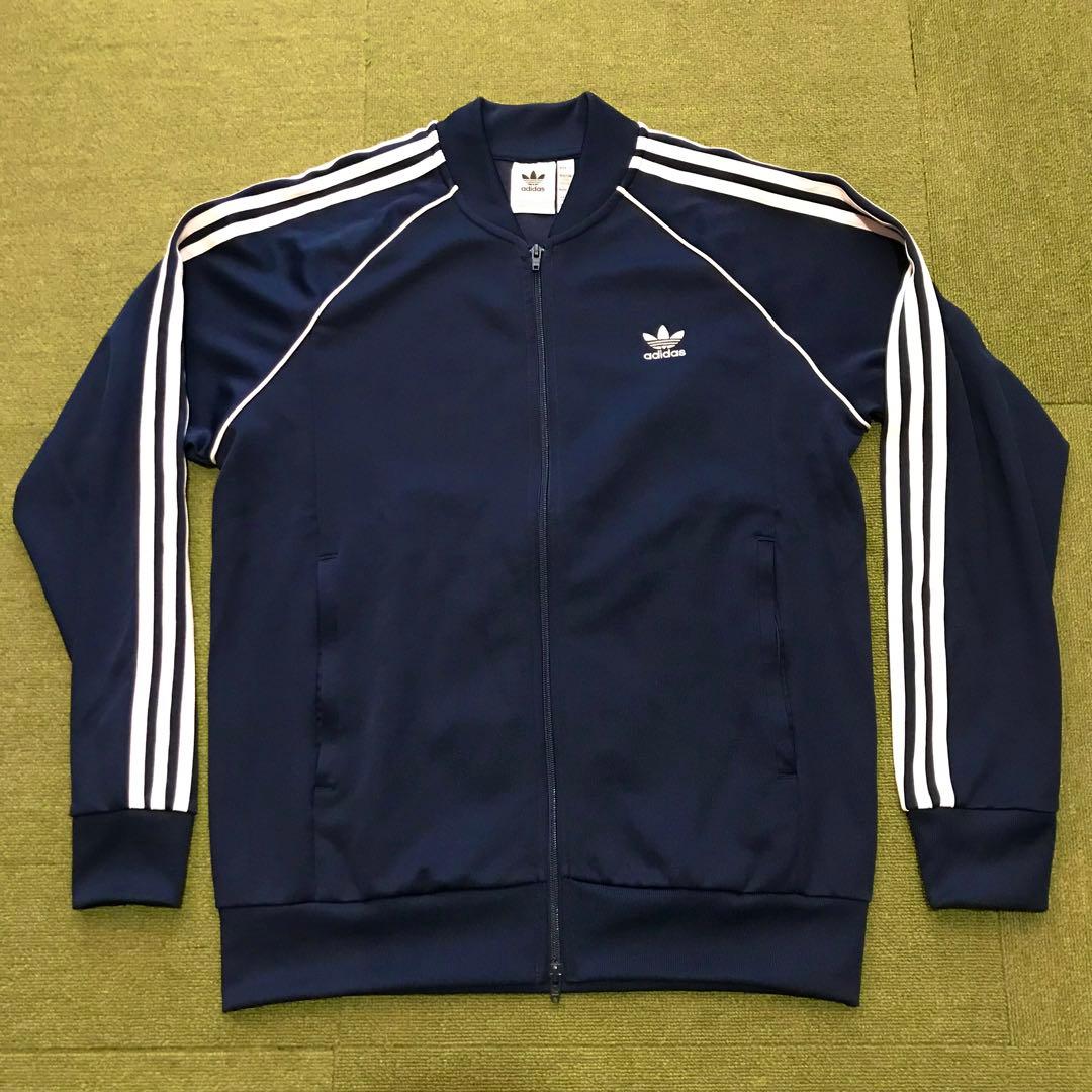 adidas アディダス ジャージ トラックジャケット ネイビー 紺色