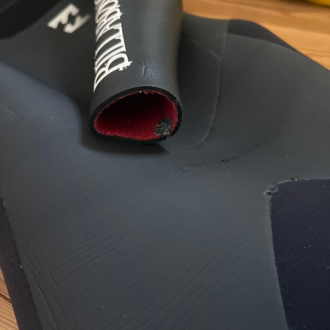 Billabong フルスーツ 赤黒　セミドライML