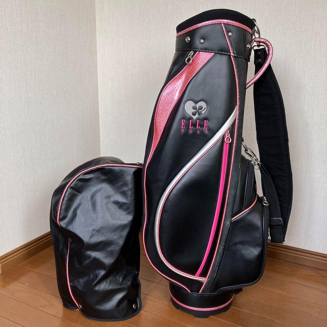 AB-191 ELLE エルスポーツ レディースキャディバッグ 3分割 送料無料