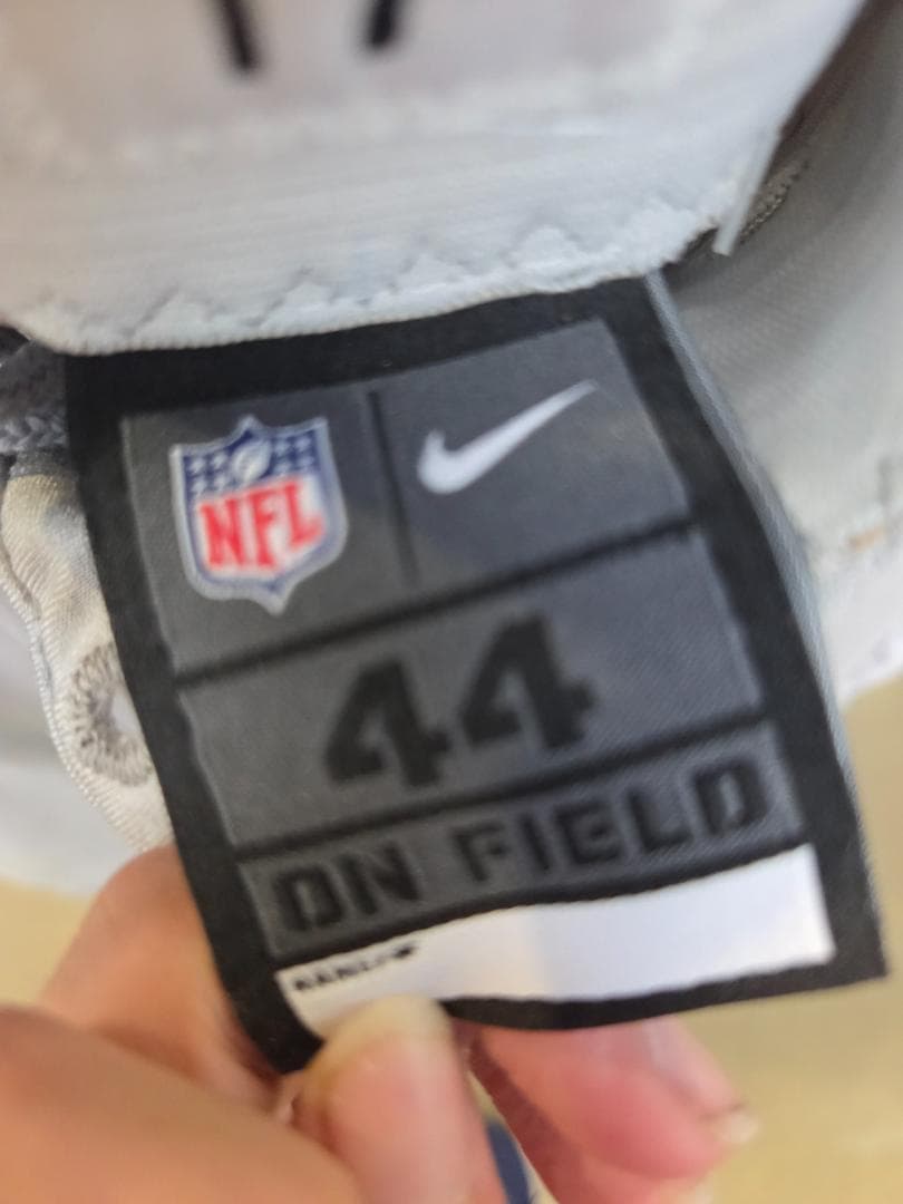 NIKE NFL ゲームパンツ グレー ネイビー 44 ON FIELD