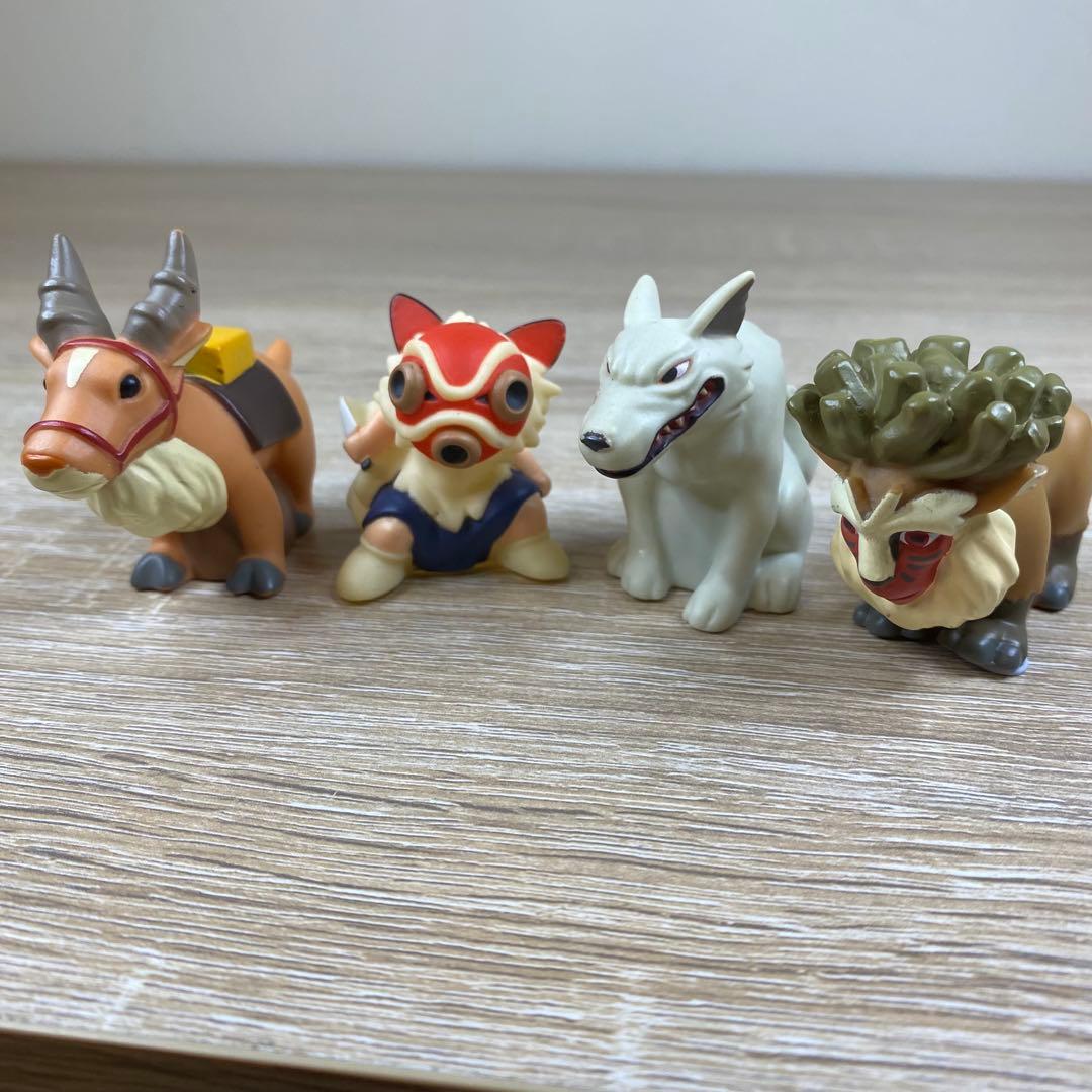 【廃盤稀少品】もののけ姫 指人形 4体セット どんぐり共和国