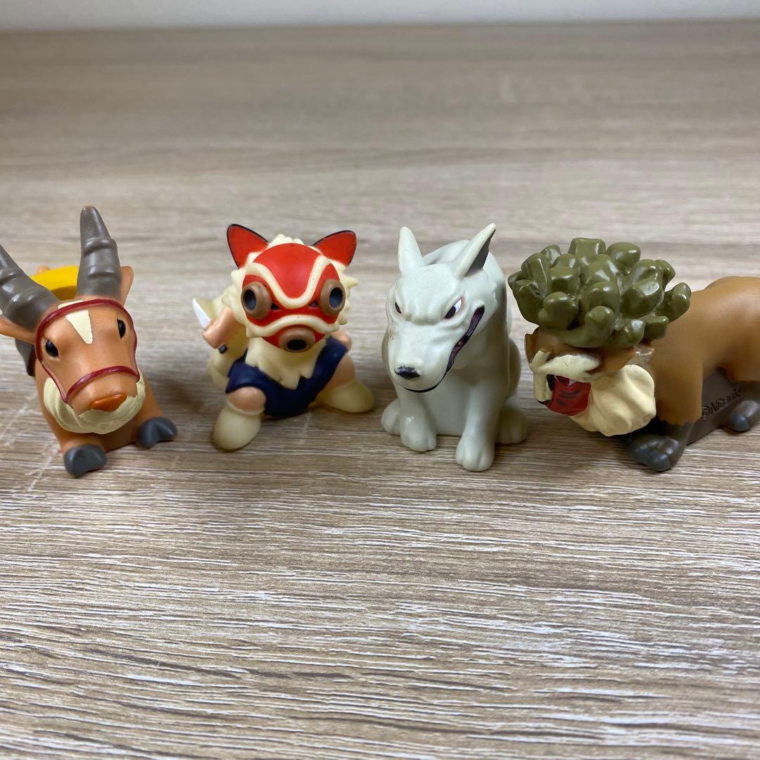 【廃盤稀少品】もののけ姫 指人形 4体セット どんぐり共和国