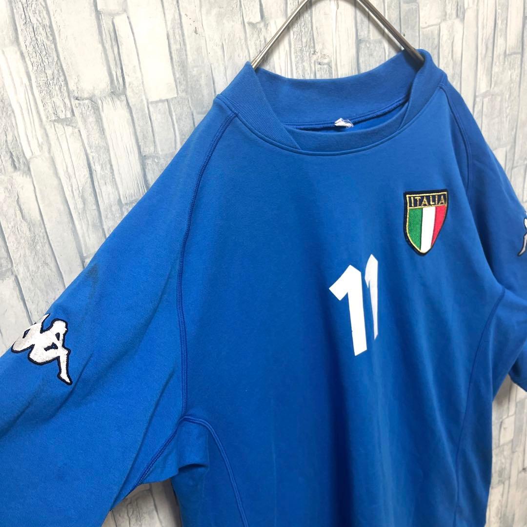 カッパ デルピエロ イタリア代表 ユニフォーム XL 半袖 2000-2001