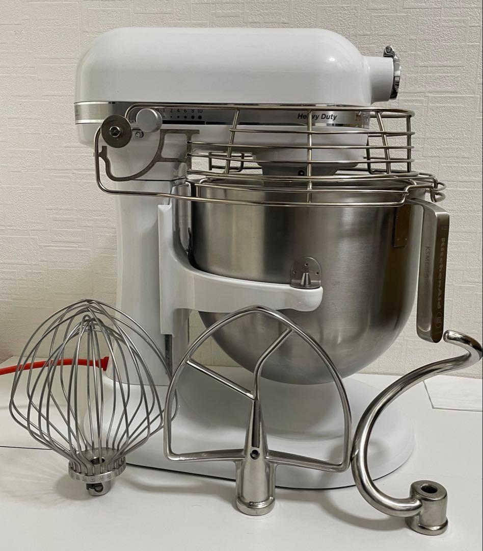 超美品キッチンエイドスタンドミキサー8QT卓上ミキサーKSM8WH