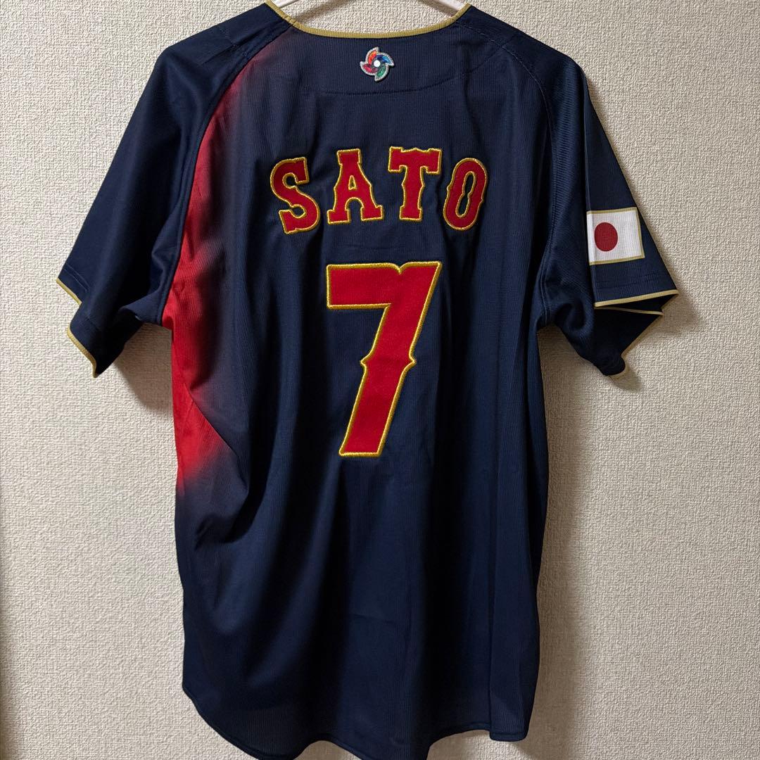 侍ジャパン WBC レプリカユニフォーム 2026ビジター　 佐藤輝明　Mサイズ