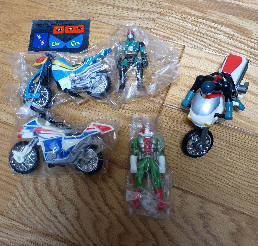 バンダイ 仮面ライダー ダッシュバイカーセット 1996年 人形&マシン3セット