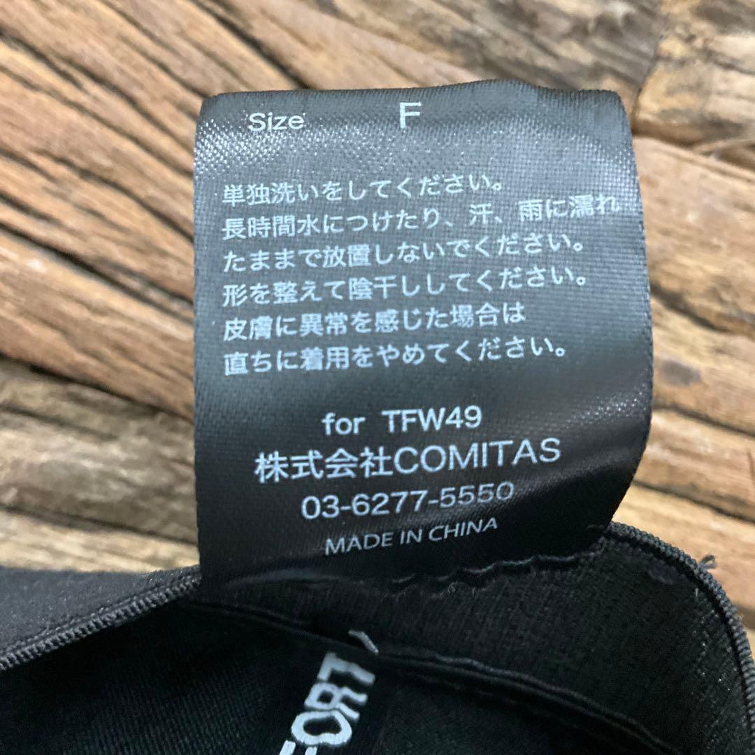 TFW49 ゴルフキャップBlack×White