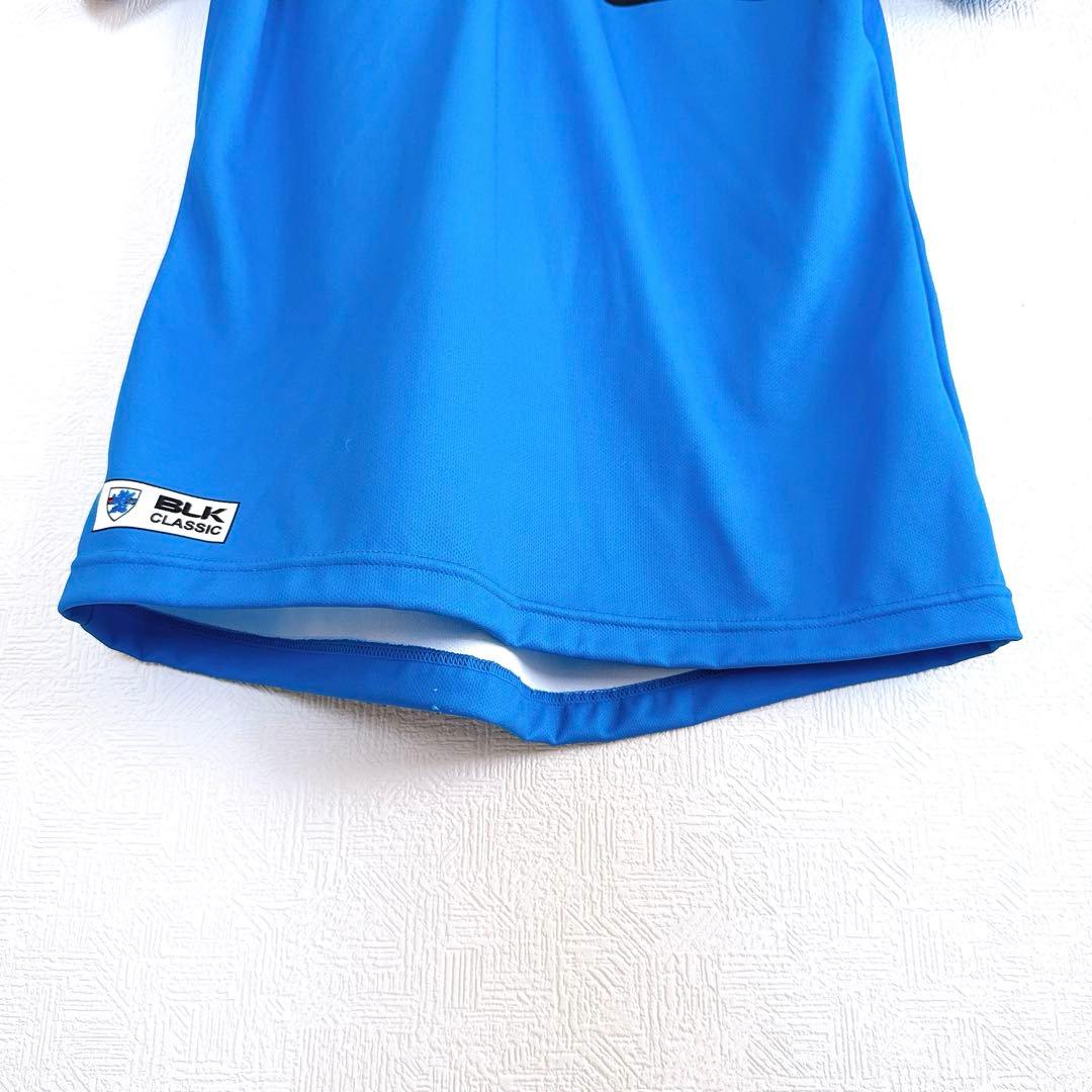 未使用タグ付き BLK 熊谷工業 KUMAGAYA T.H.S. ラガーシャツ