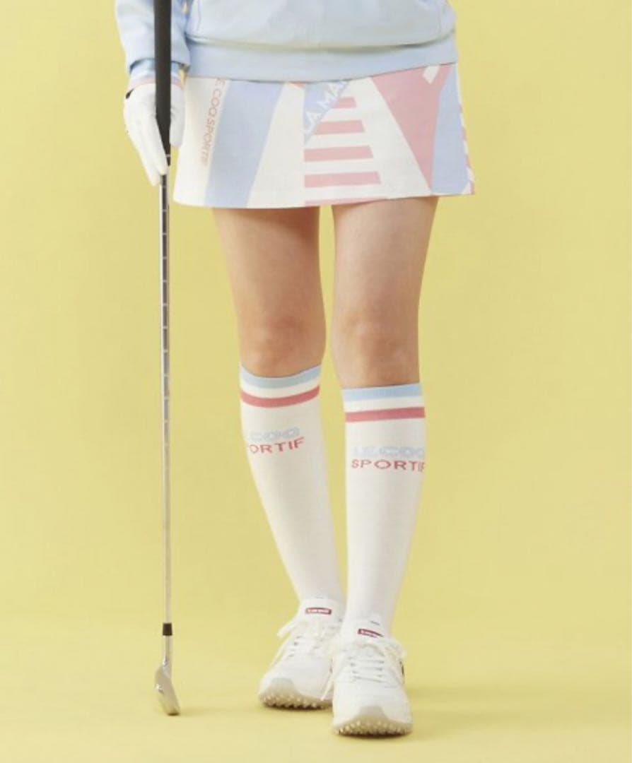 M （池田エライザ着用）ルコックスポルティフゴルフ ショートパンツ　ピンク