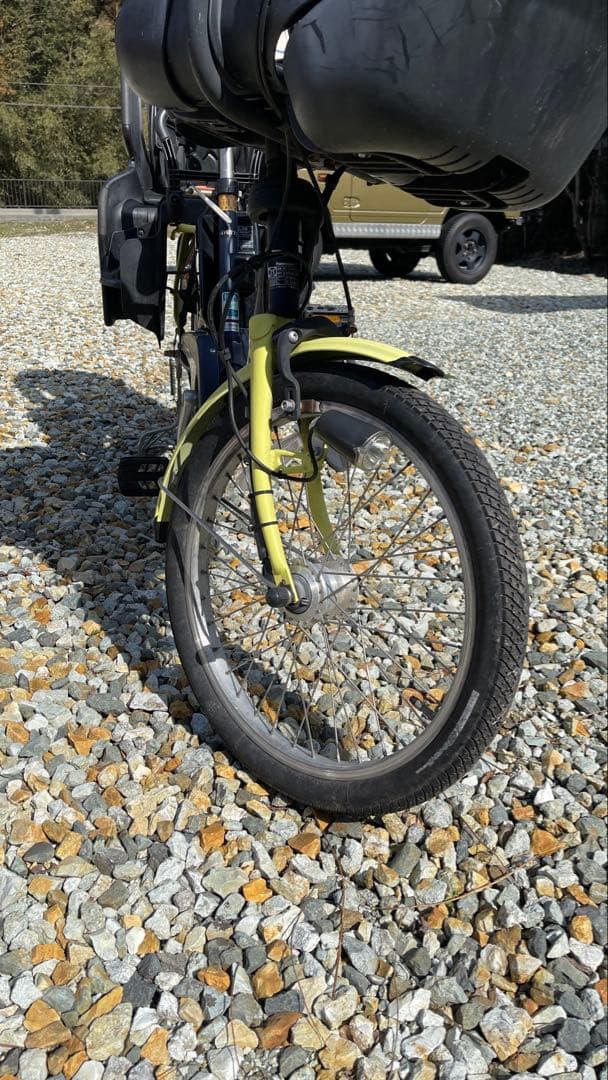 ゆきです。パナソニック ギュットミニDX子乗せ電動アシスト自転車