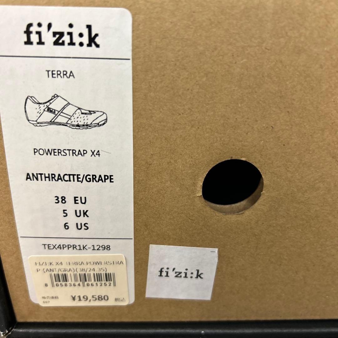 【fi’zi:k TERRA POWERSTRAP X4】箱付きサイズ38