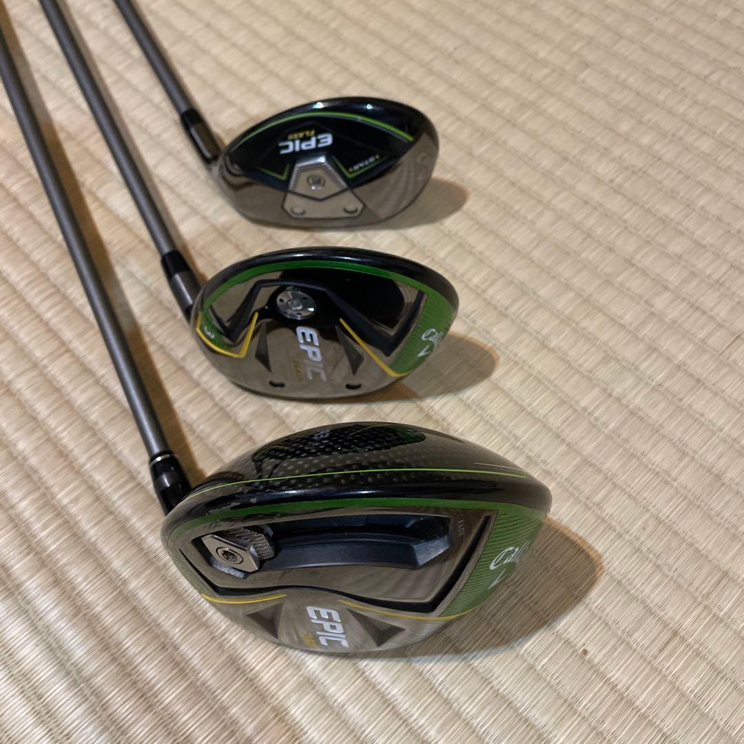 Callaway EPIC FLASH 1W 3W 5H(5UT) 3本セット