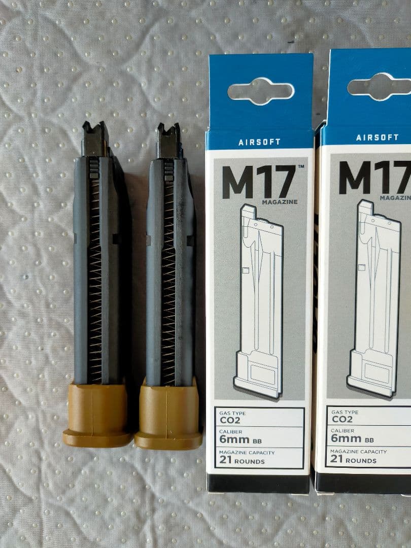 SIG M17 M18 ライラックス co2マガジン TAN 2本セット