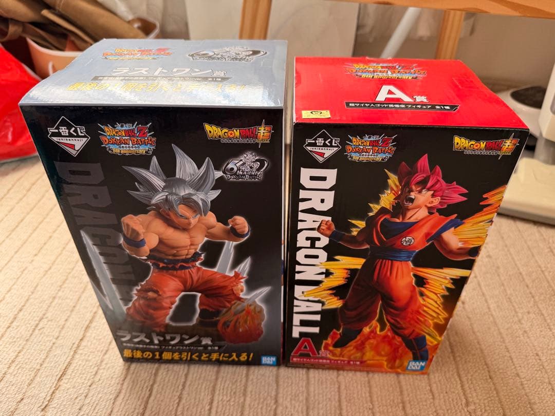 【未開封・美品】ドラゴンボールラストワン賞 A賞 孫悟空 フィギュア 2体セット