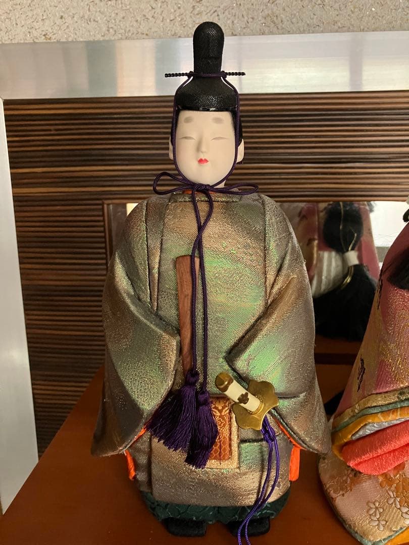 正絹　立びな飾　皇宮