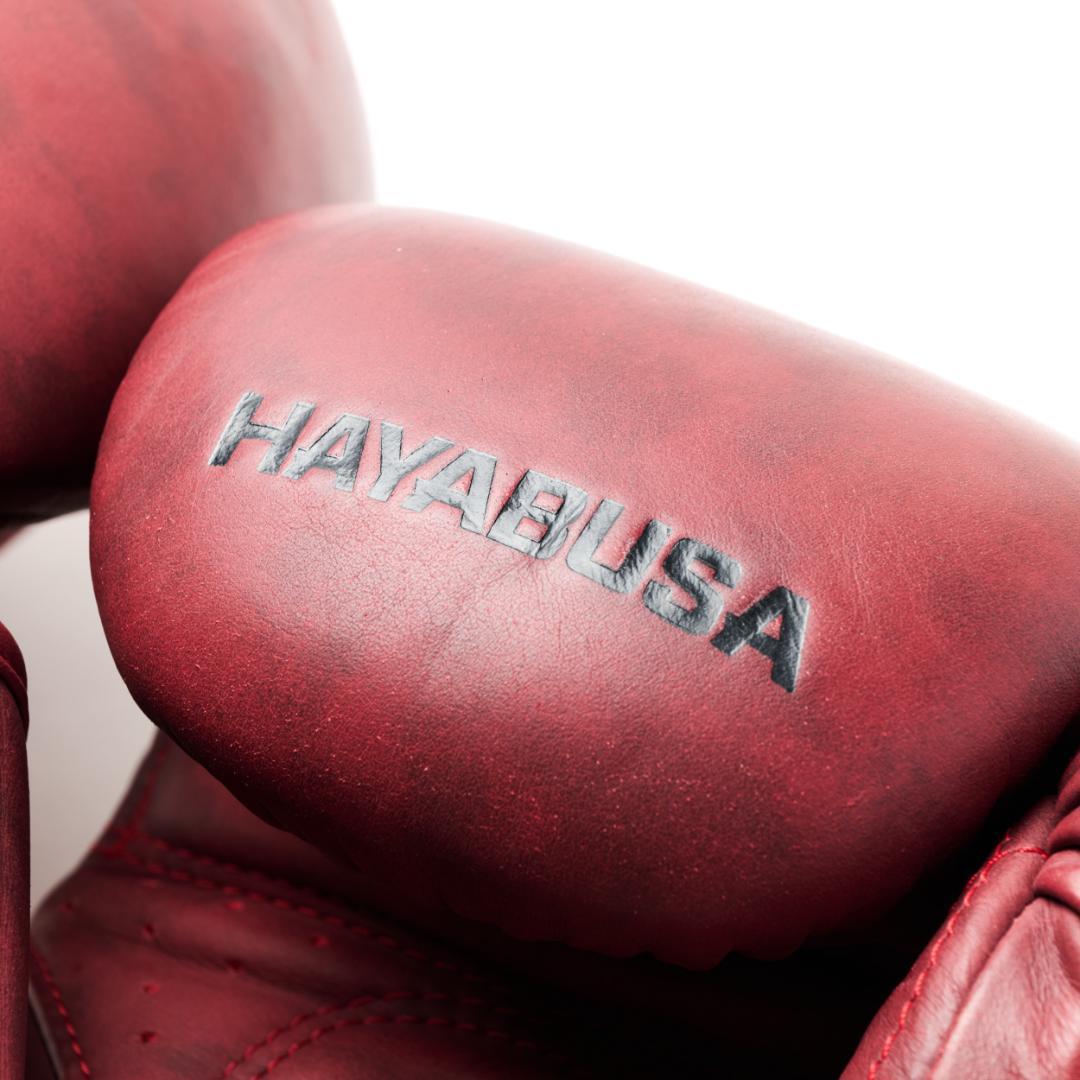 【美品】HAYABUSA ボクシンググローブ 12oz クリムゾン T3 LX